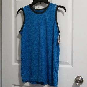 Boys athletic sleeveless tank.